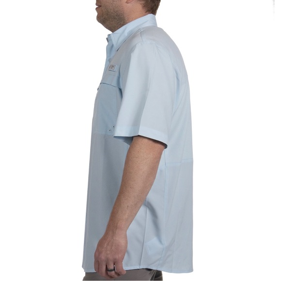 New Without Tag - Realtree Short Sleeve Fishing Guide Shirt, Omphalodes - Picture 5 of 5